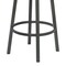 Armen Living Titana 26" Counter Height Metal Swivel Barstool in Ford Black Pu and Mineral Finish 721535746897 - alternate 3